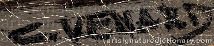 Signature by Claude VENARD