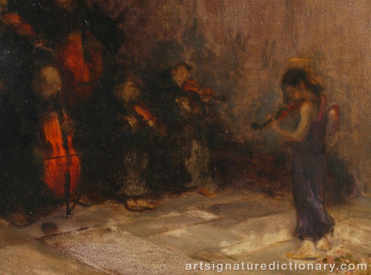 Close-up details showing Ernst JOSEPHSON signature forgery characteristics