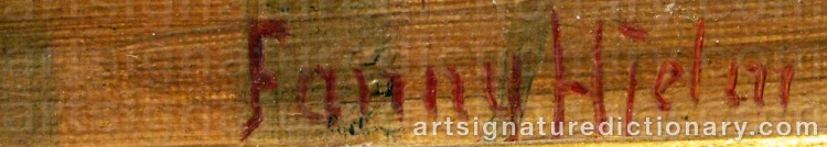 Signature by Fanny HJELM