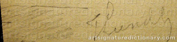 Signature by Theodor LUNDH