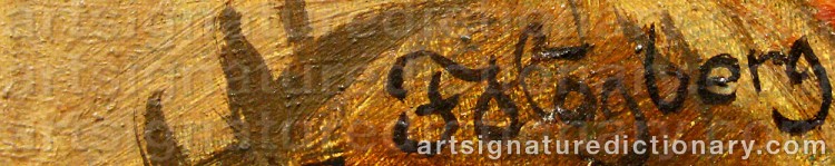 Signature by Fritz HÖGBERG