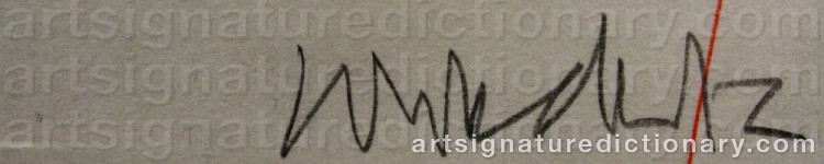 Signature by Paul WUNDERLICH