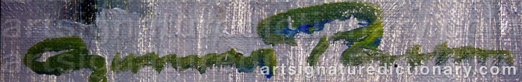 Signature by Gunnar PERSSON