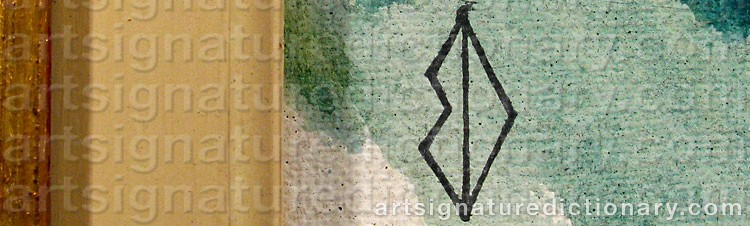 Signature by Bertil DAMM