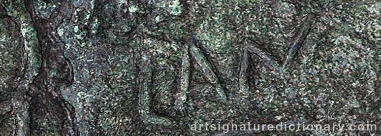 Signature by Wifredo LAM