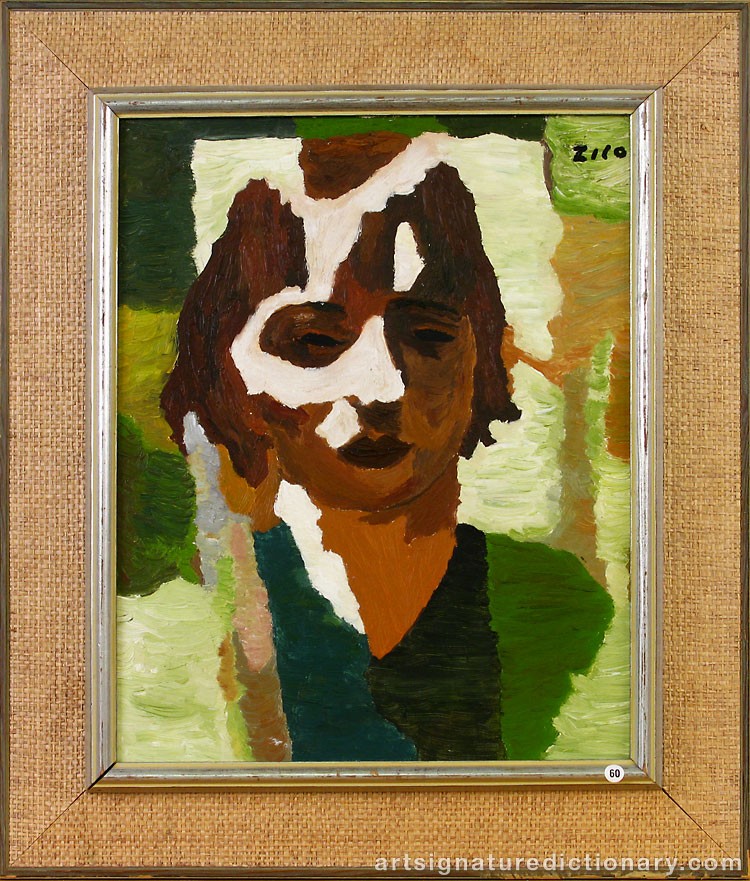 Close-up details showing Gunnar ZILO signature forgery characteristics