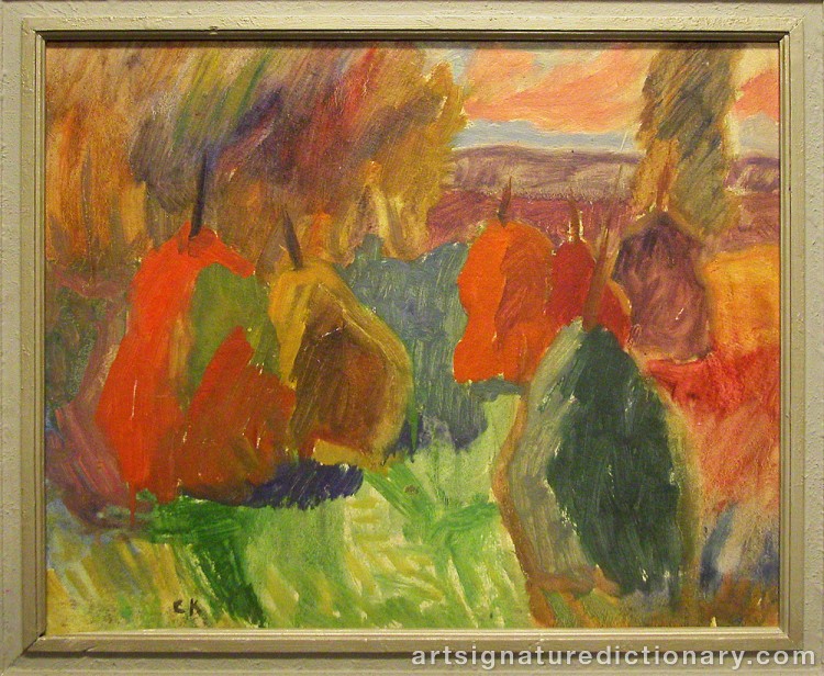 Close-up details showing Carl KYLBERG signature forgery characteristics