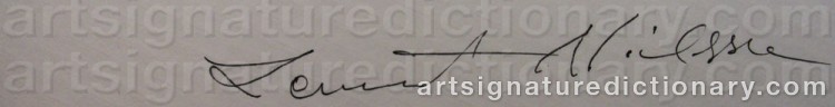 Signature by Lennart NILSSON