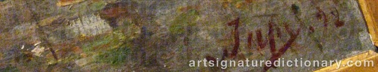 Signature by Louis Aime JAPY