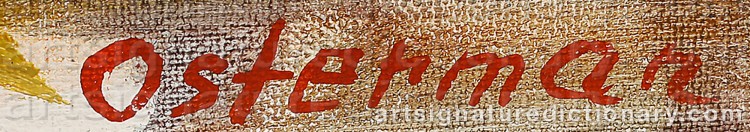 Signature by Elvine OSTERMAN