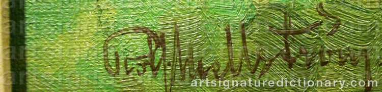 Signature by Rolf MELLSTRÖM