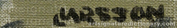 Signature by Lennart LARSSON