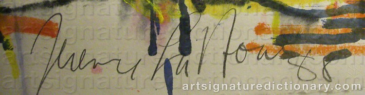 Signature by Terence David La NOUE
