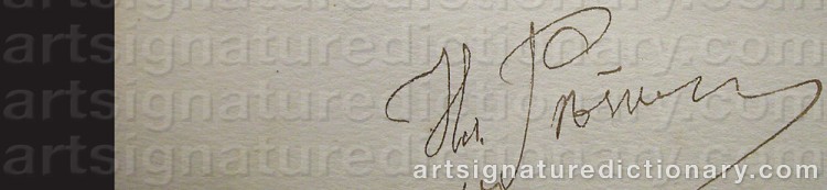 Signature by Ilya Efimovich REPIN