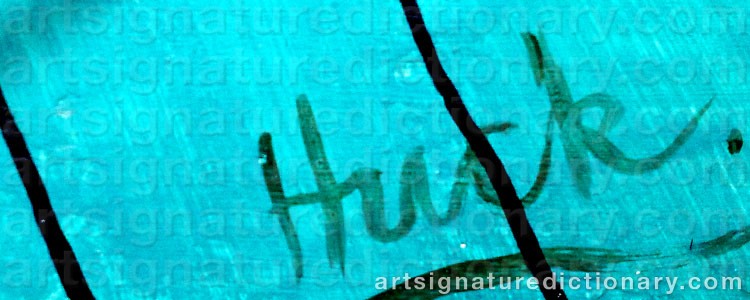 Signature by Lars Huck ‘Huck’ HULTGREN