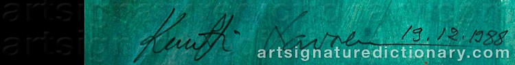 Signature by Kuutti LAVONEN
