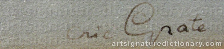 Signature by Eric GRATE