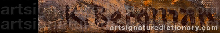 Signature by Karl BERGMAN
