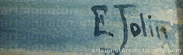 Signature by Ellen JOLIN