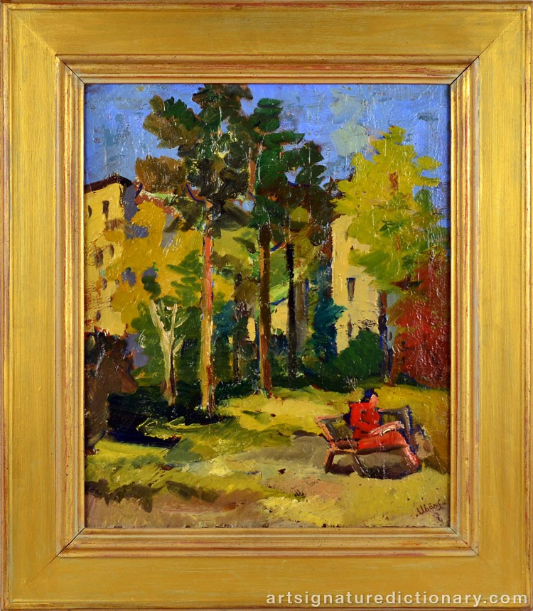 Close-up details showing Konrads UBANS signature forgery characteristics