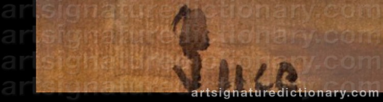 Signature by Maximilien LUCE
