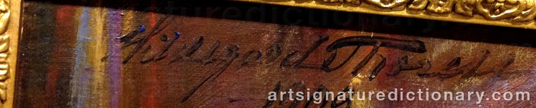 Signature by Hildegard THORELL