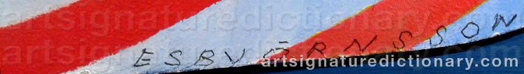 Signature by Torsten ESBJÖRNSSON