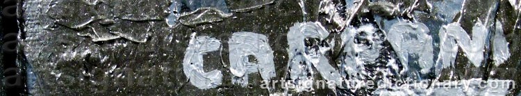 Authentic signature by Ricardo CARPANI on  artwork