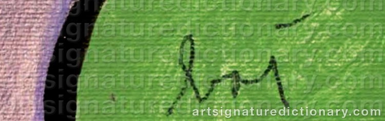Signature by Enrico BAJ