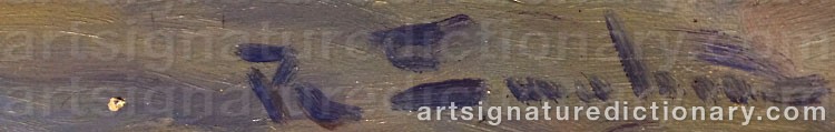 Signature by Ragnar SWAHN