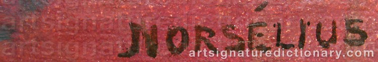 Signature by Erik NORSELIUS