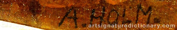 Signature by Anders HOLM