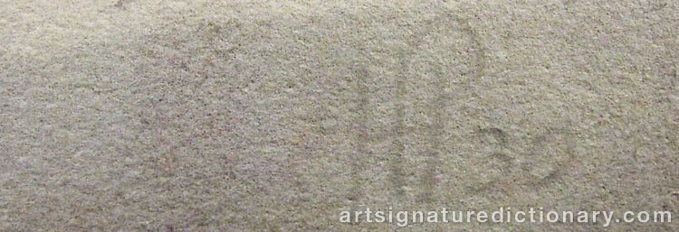 Signature by Henri Hans PFEIFFER