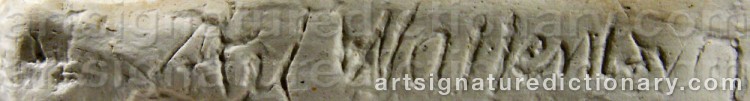 Signature by Axel WALLENBERG