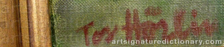 Signature by Tor HÖRLIN