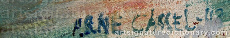 Signature by Arne CASSEL