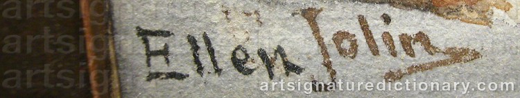 Signature by Ellen JOLIN