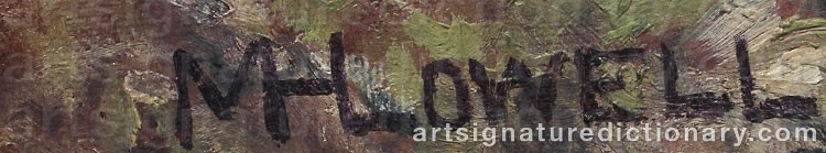 Signature by Milton H. LOWELL