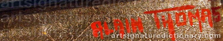 Signature by Alain THOMAS