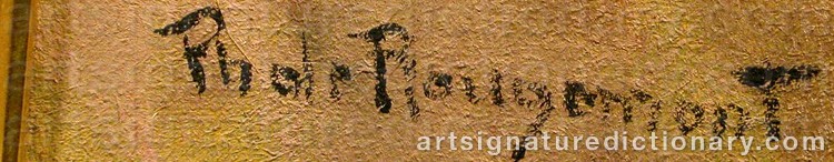 Signature by Philippe De ROUGEMONT