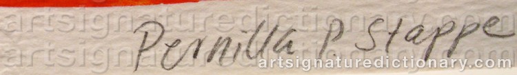 Signature by Pernilla STAPPE