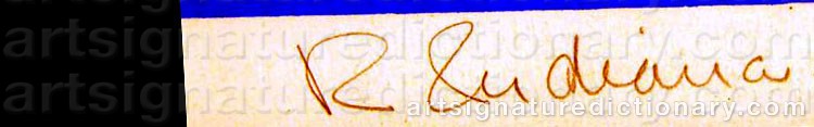 Signature by Robert INDIANA