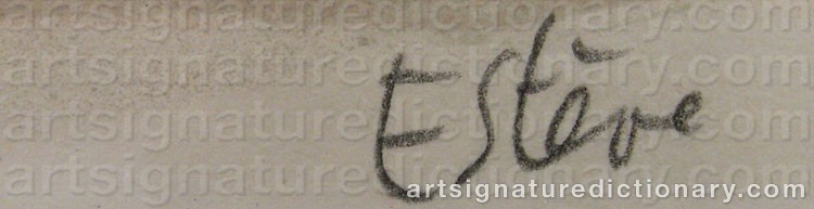 Signature by Maurice ESTEVE