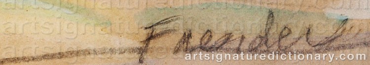 Signature by Helge FRENDER