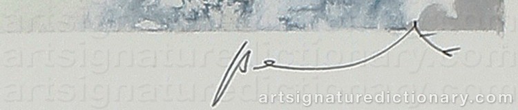 Signature by Emanuel BERNSTONE
