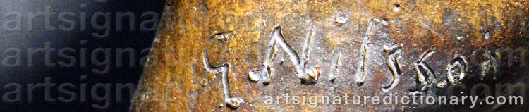 Signature by Gunnar NILSSON