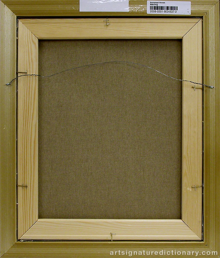 Close-up details showing Madelaine ‘M Pyk’ PYK signature forgery characteristics