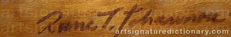 Signature by Rune JOHANSSON