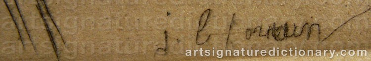Signature by Jean Louis FORAIN