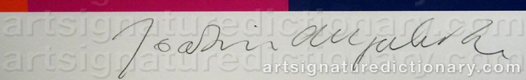 Signature by Joakim ALLGULANDER